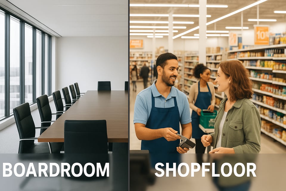 From boardroom to shopfloor