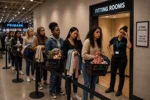 Customer service contrasts: grey to warm